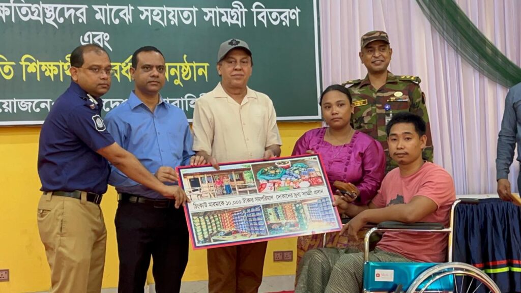 গুইমারায় সহিংসতায় ক্ষতিগ্রস্তদের পাশে সেনাবাহিনী, সহায়তা ও চিকিৎসাসেবা বিতরণ